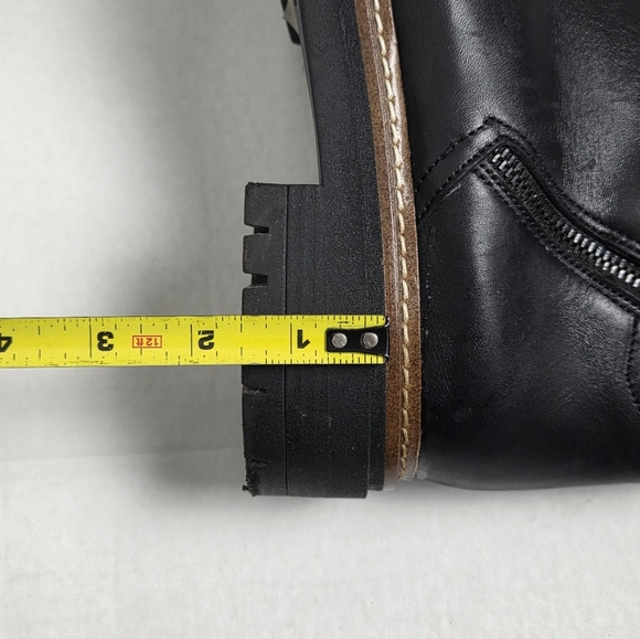 FABIANELLI Suede and Leather Black Ankle Booties Size 41 (9.5) Made in Italy - Picture 13 of 14